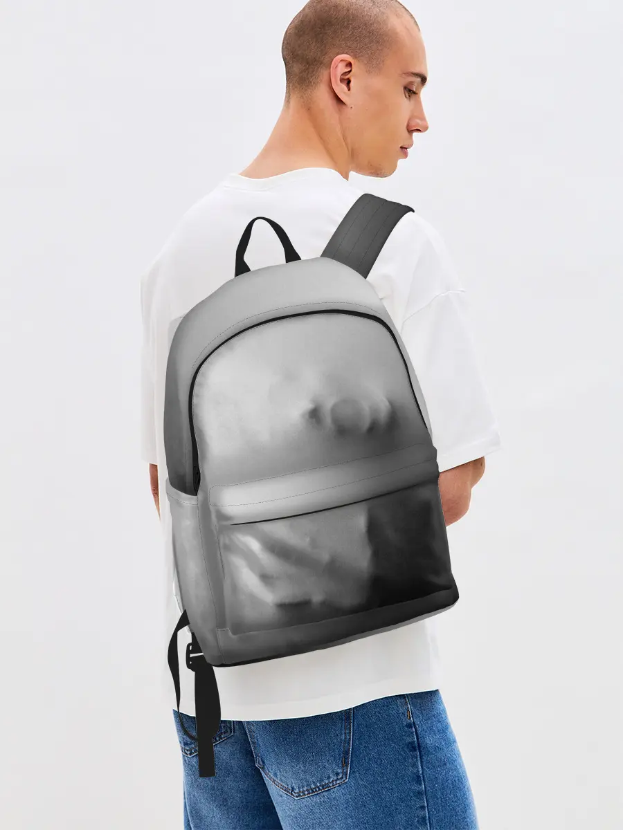 Рюкзак джинсовый / Кричащее Лицо Внутри