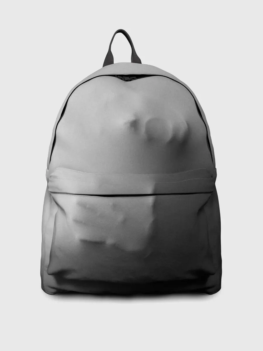 Рюкзак джинсовый / Кричащее Лицо Внутри