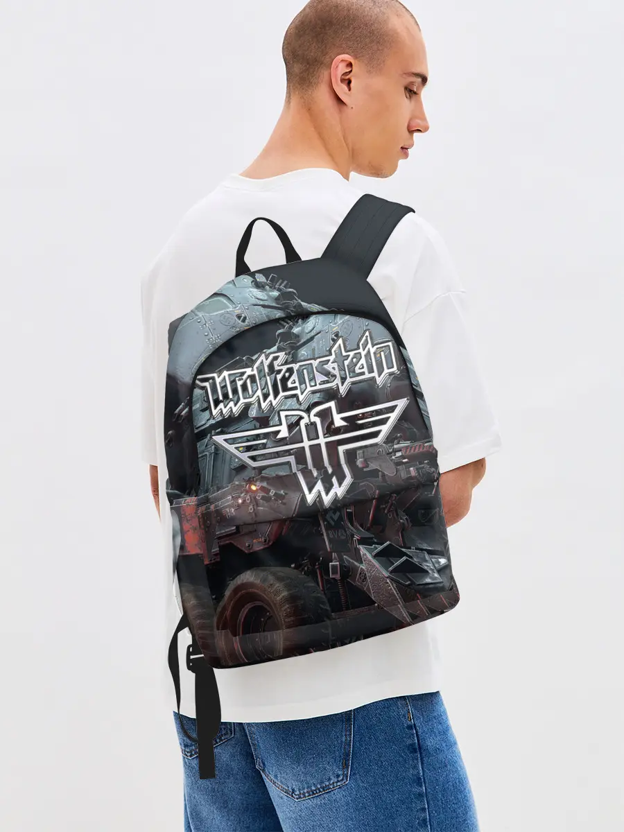 Рюкзак джинсовый / Wolfenstein