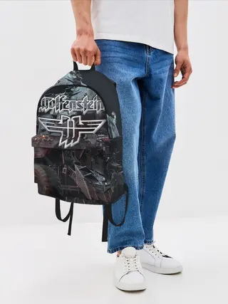Рюкзак джинсовый / Wolfenstein