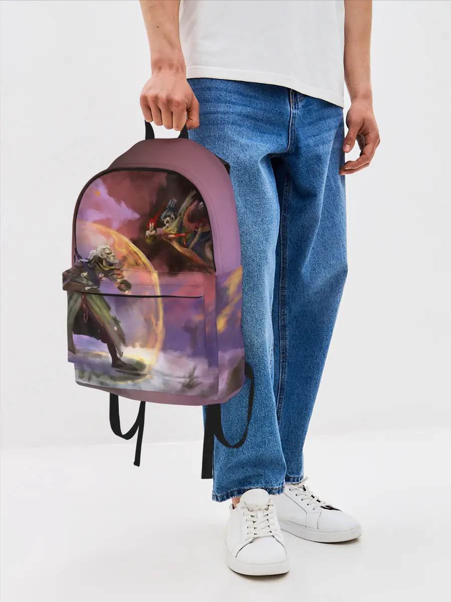 Рюкзак джинсовый / Ведьмак и Секиро