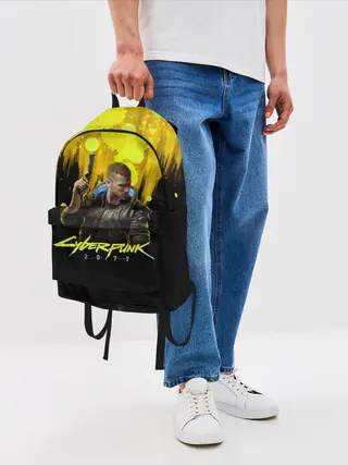 Рюкзак джинсовый / CYBERPUNK 2077