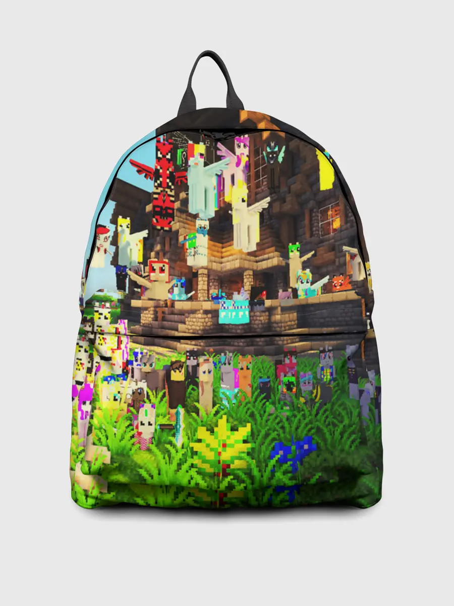 Рюкзак джинсовый / MY LITTLE MINECRAFT