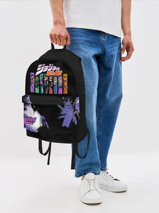 Рюкзак джинсовый / manga JoJo