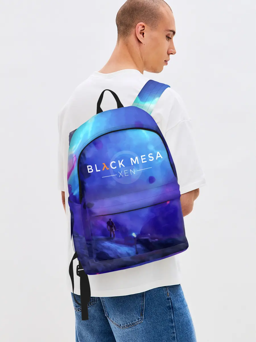 Рюкзак джинсовый / HALF-LIFE - Black Mesa: XEN