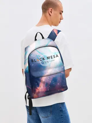 Рюкзак джинсовый / HALF-LIFE - Black Mesa: XEN