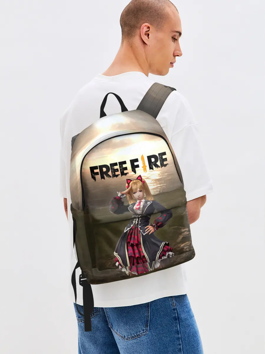 Рюкзак джинсовый / FREE FIRE - Caroline