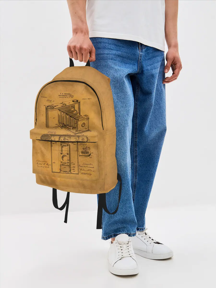 Рюкзак джинсовый / Photographic Camera Patent