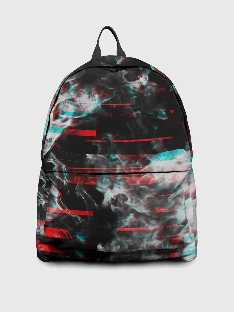 Рюкзак джинсовый / White flame glitch