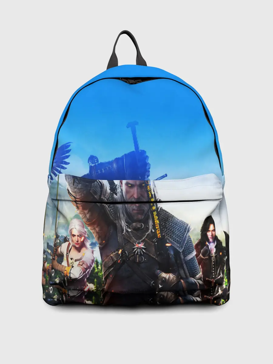 Рюкзак джинсовый / ВЕДЬМАК 3