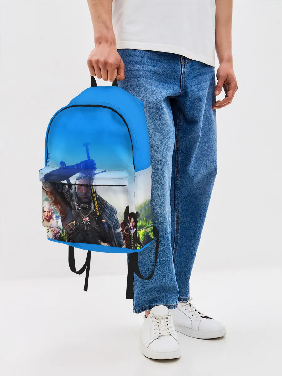 Рюкзак джинсовый / ВЕДЬМАК 3