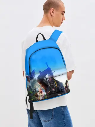 Рюкзак джинсовый / ВЕДЬМАК 3