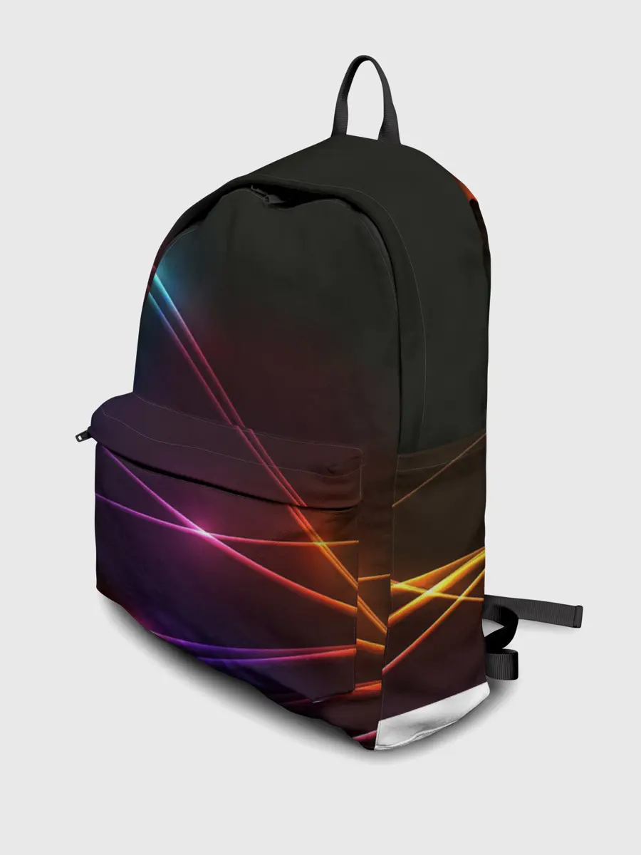 Рюкзак джинсовый / Неоновые Линии