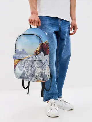 Рюкзак джинсовый / MINECRAFT