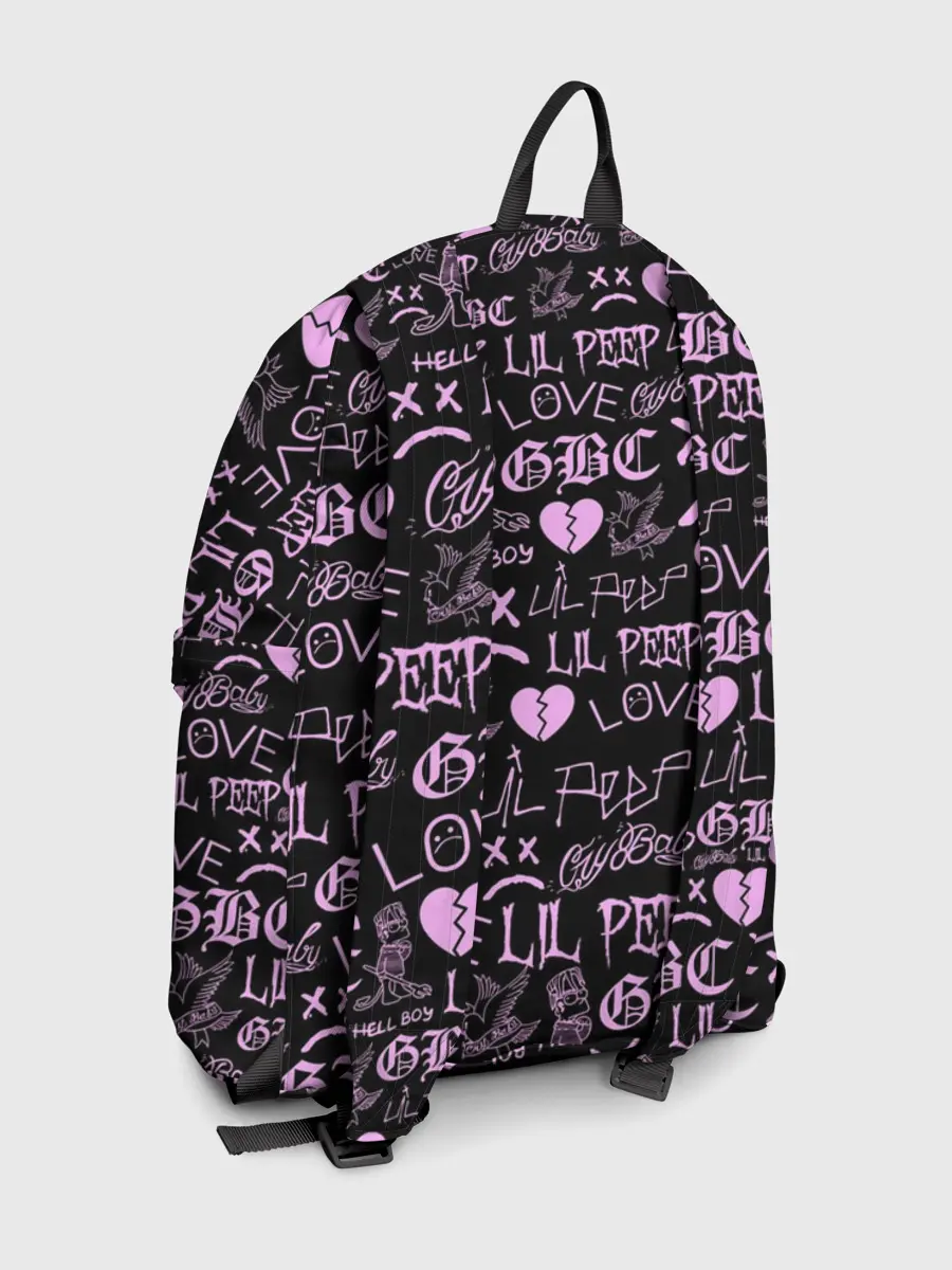 Рюкзак джинсовый / LIL PEEP LOGOBOMBING