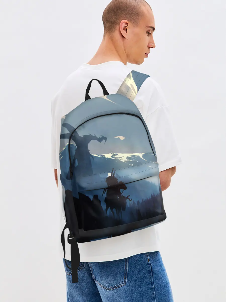 Рюкзак джинсовый / ВЕДЬМАК