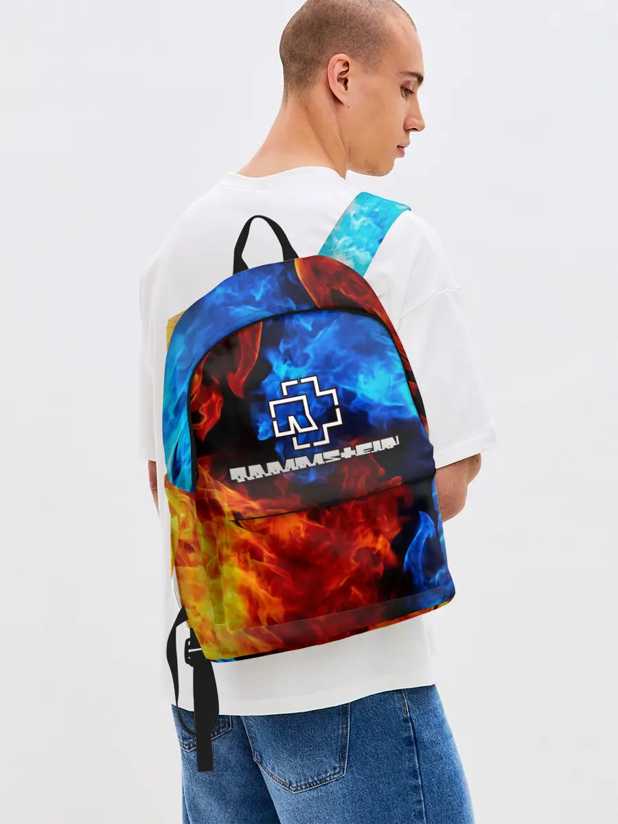 Рюкзак джинсовый / RAMMSTEIN