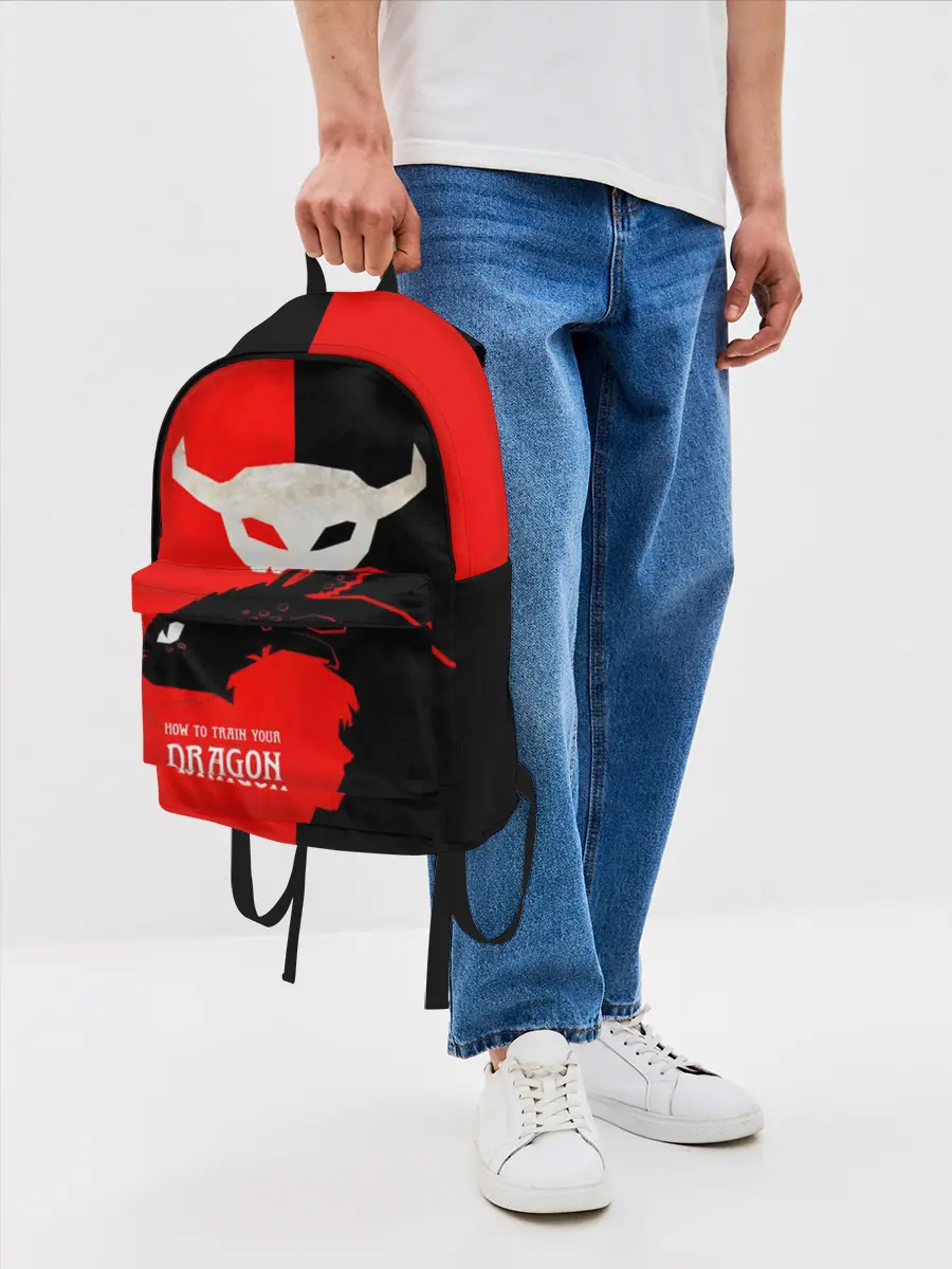 Рюкзак джинсовый / ночная фурия