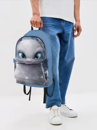 Рюкзак джинсовый / дневная фурия