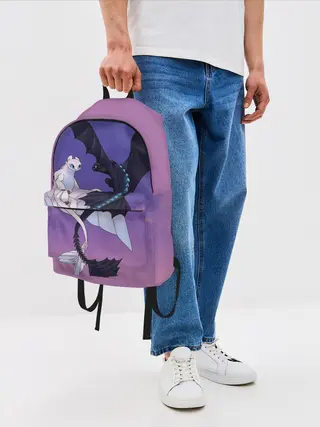 Рюкзак джинсовый / ночная фурия