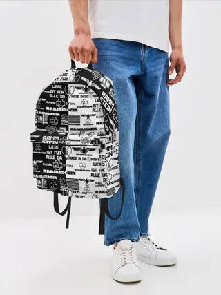 Рюкзак джинсовый / RAMMSTEIN
