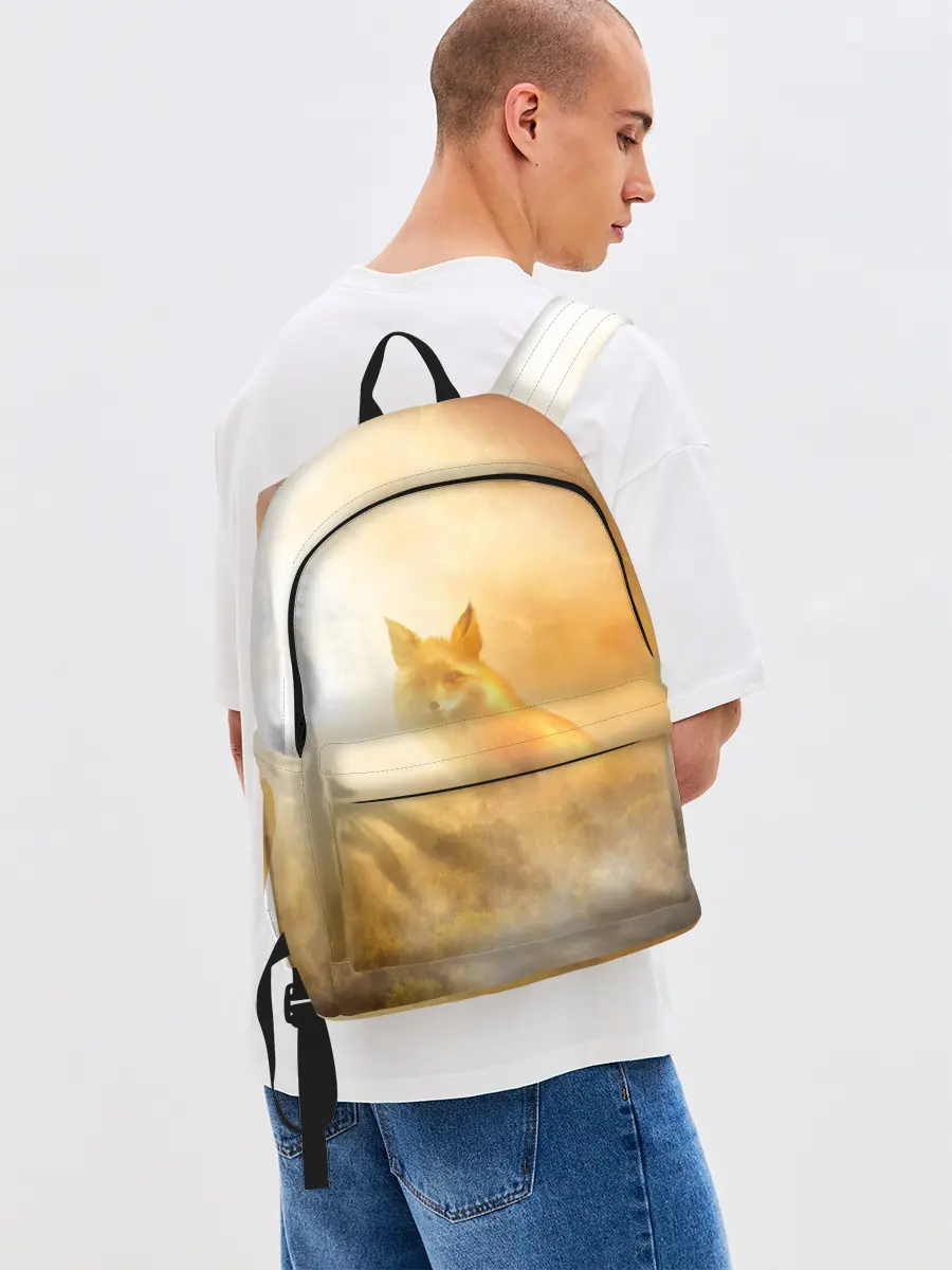 Рюкзак джинсовый / Лисичка в тумане