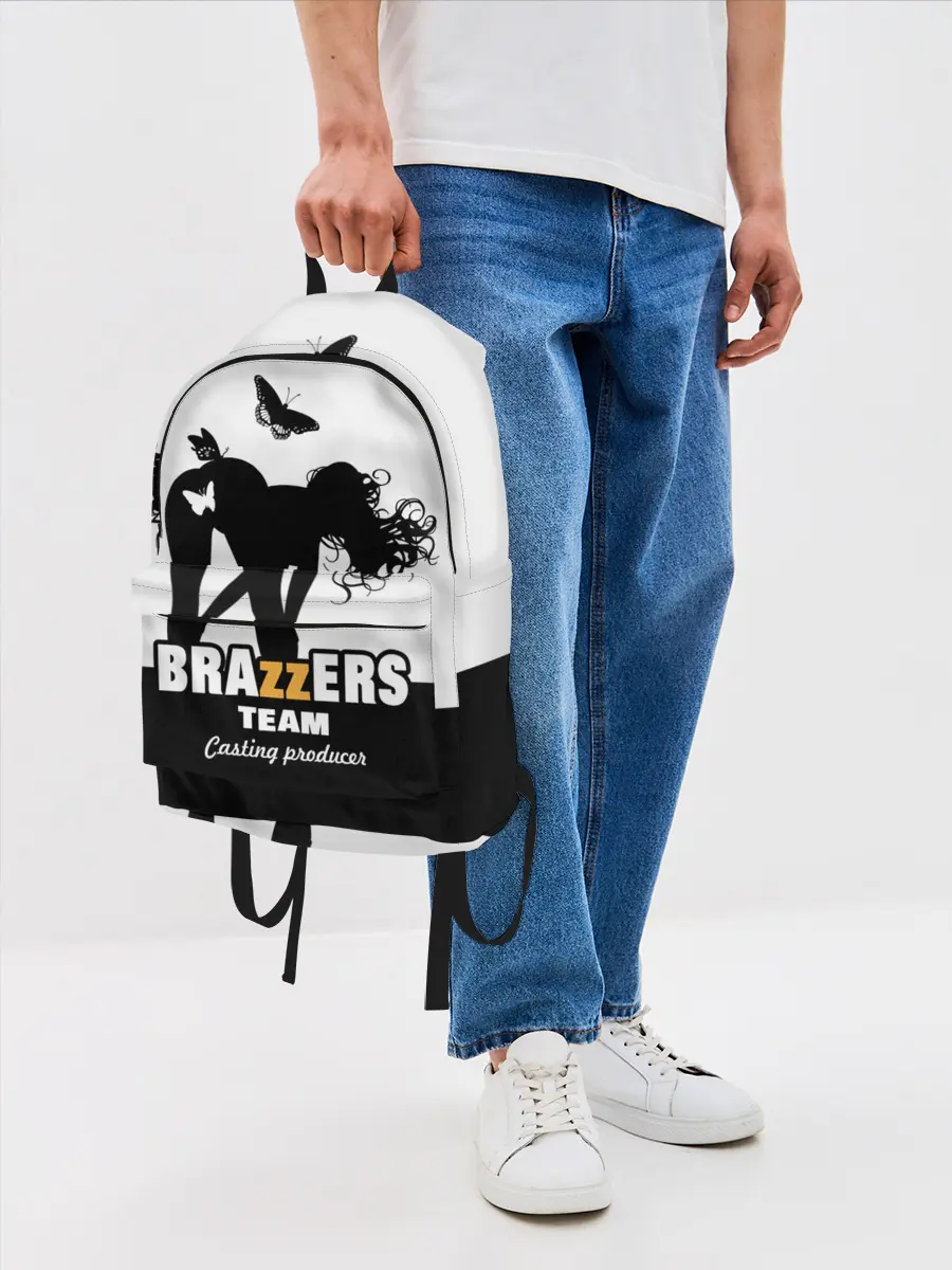 Рюкзак джинсовый / Brazzers team Casting-producer