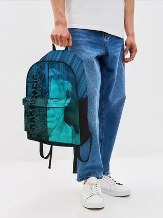 Рюкзак джинсовый / Rammstein