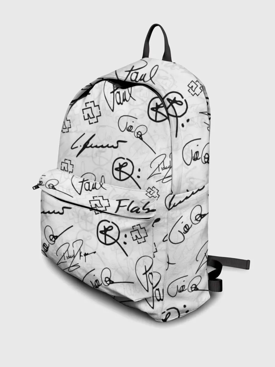 Рюкзак джинсовый / RAMMSTEIN АВТОГРАФЫ