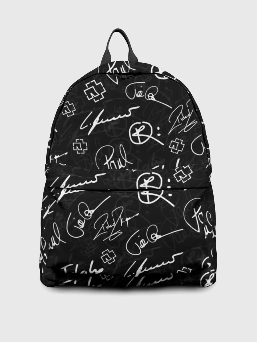 Рюкзак джинсовый / RAMMSTEIN АВТОГРАФЫ | РАМШТАЙН