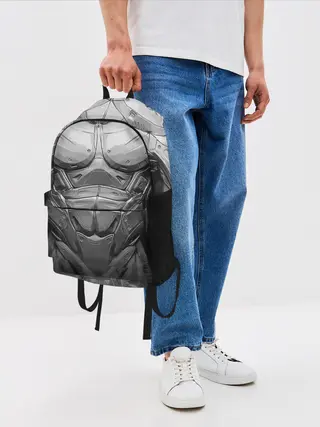 Рюкзак джинсовый / Crysis Экзоскелет
