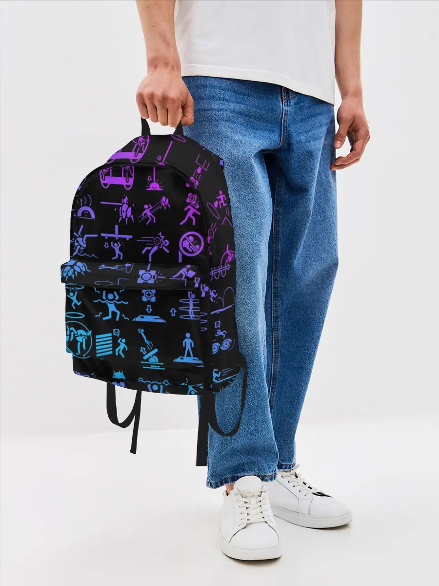 Рюкзак джинсовый / Portal icons