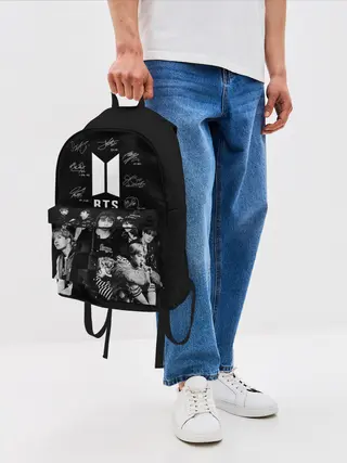 Рюкзак джинсовый / BTS