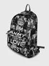 Рюкзак джинсовый / I am army and I lover BTS