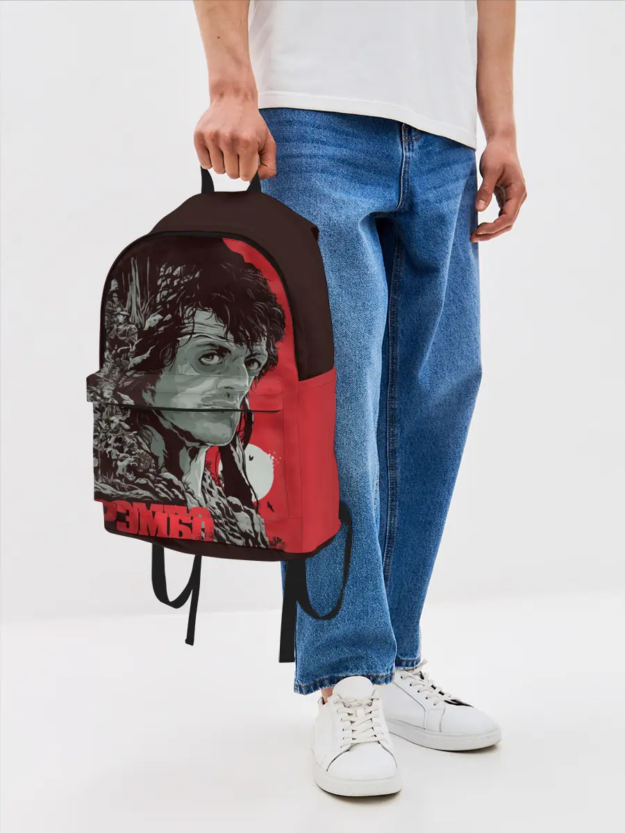 Рюкзак джинсовый / Рэмбо