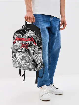 Рюкзак джинсовый / Metallica