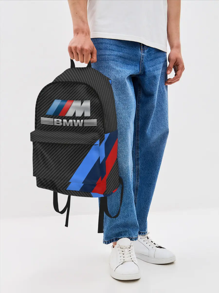 Рюкзак джинсовый / BMW КАРБОН