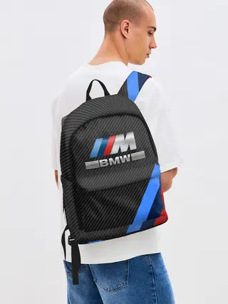 Рюкзак джинсовый / BMW КАРБОН