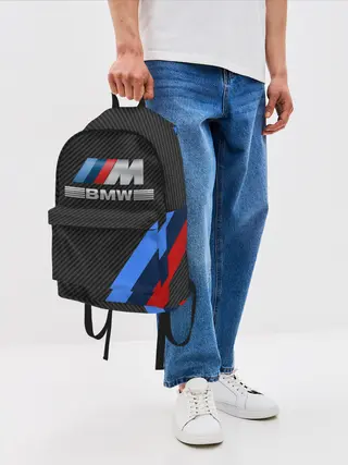 Рюкзак джинсовый / BMW КАРБОН