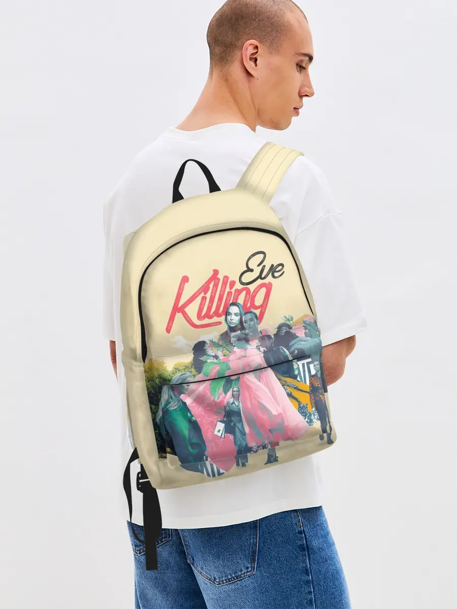 Рюкзак джинсовый / Killing Eve collage