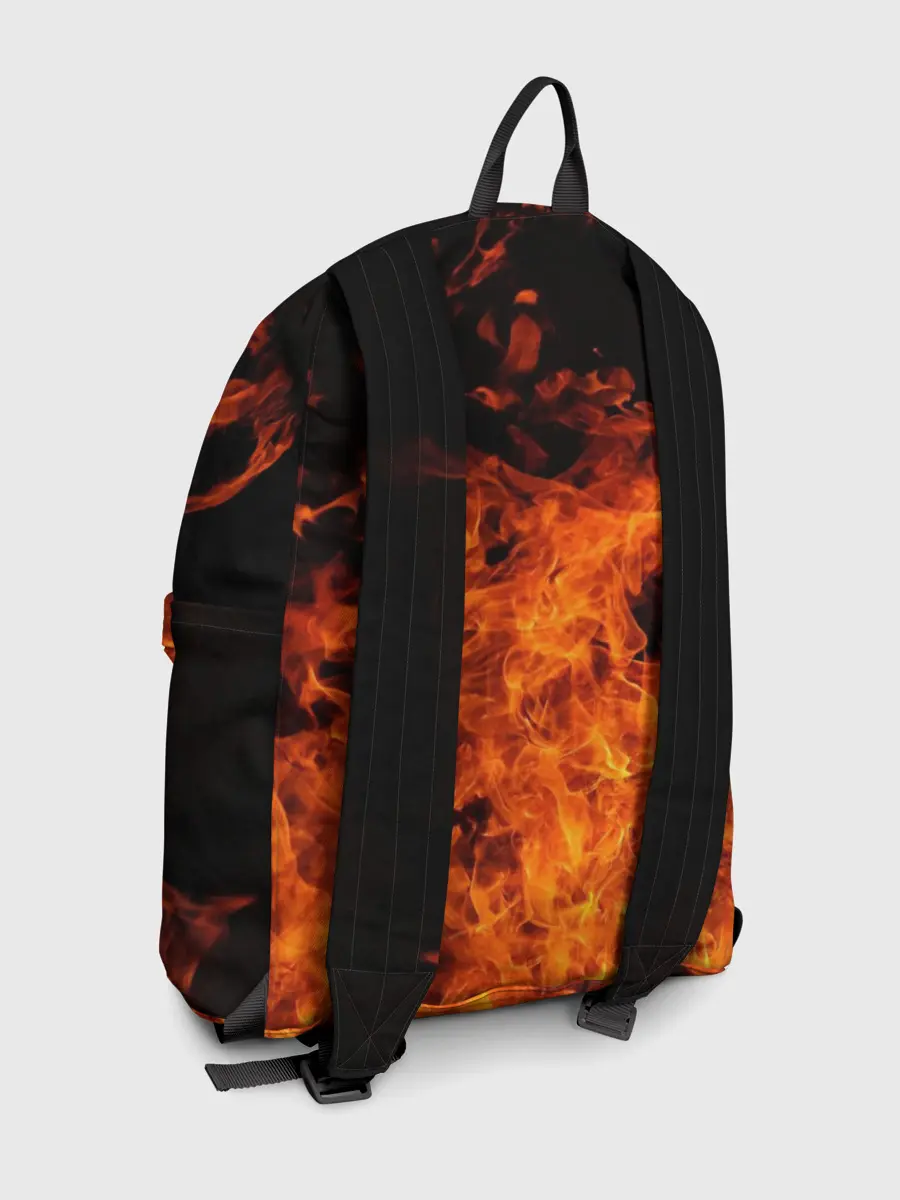 Рюкзак джинсовый / Огонь