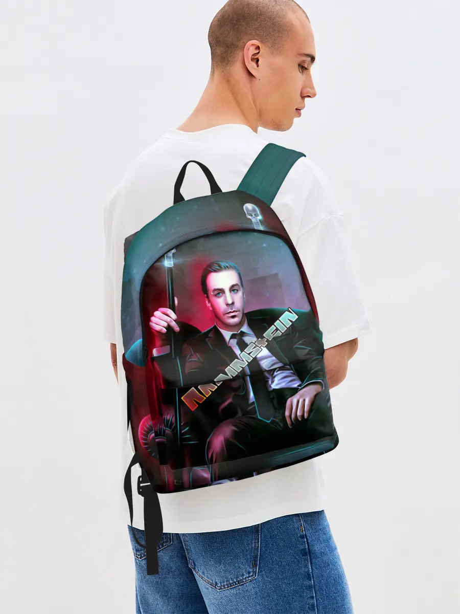 Рюкзак джинсовый / Rammstein