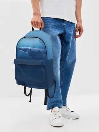 Рюкзак джинсовый / Кит