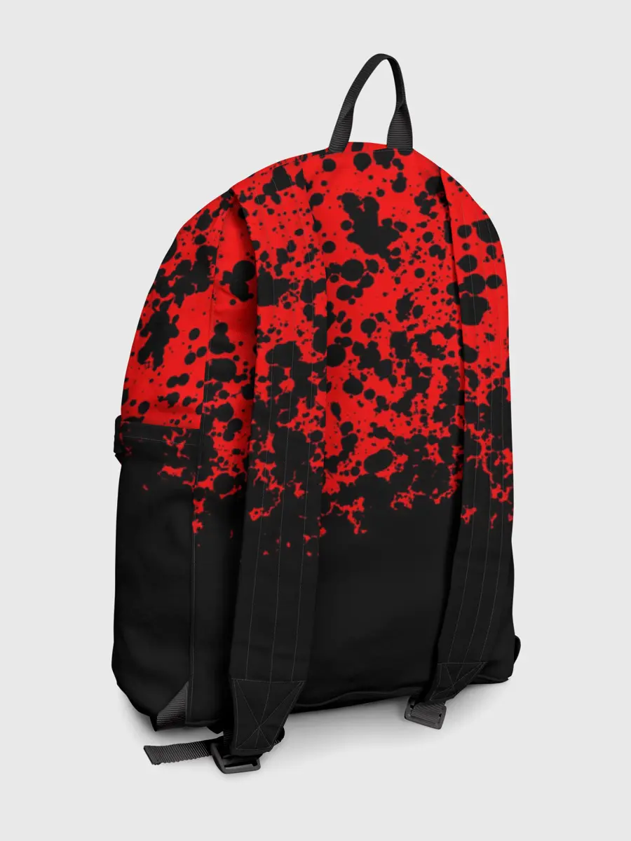 Рюкзак джинсовый / Overlord Skull red