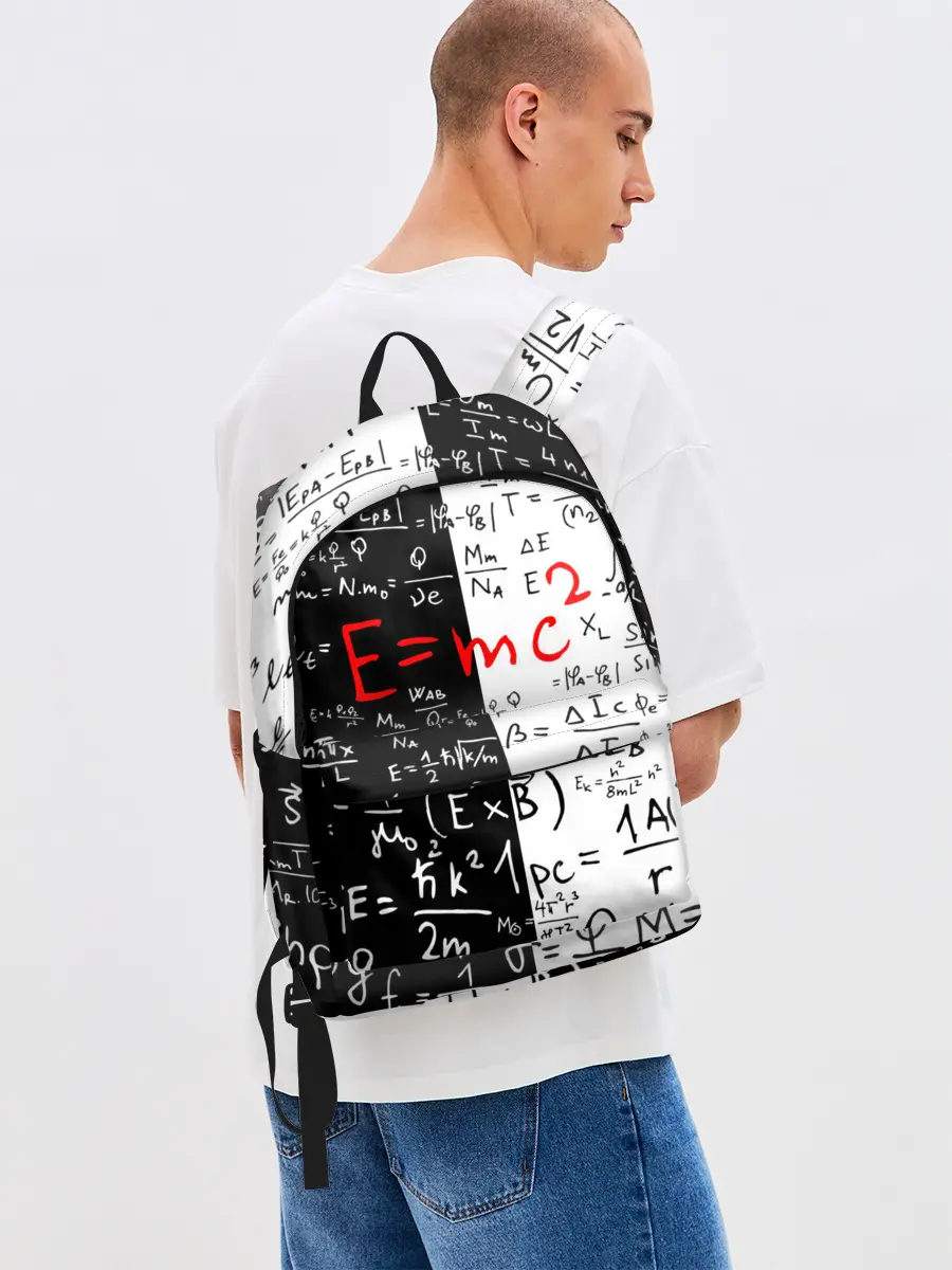 Рюкзак джинсовый / E=mc2