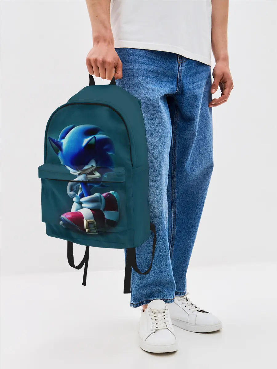 Рюкзак джинсовый / Sonic