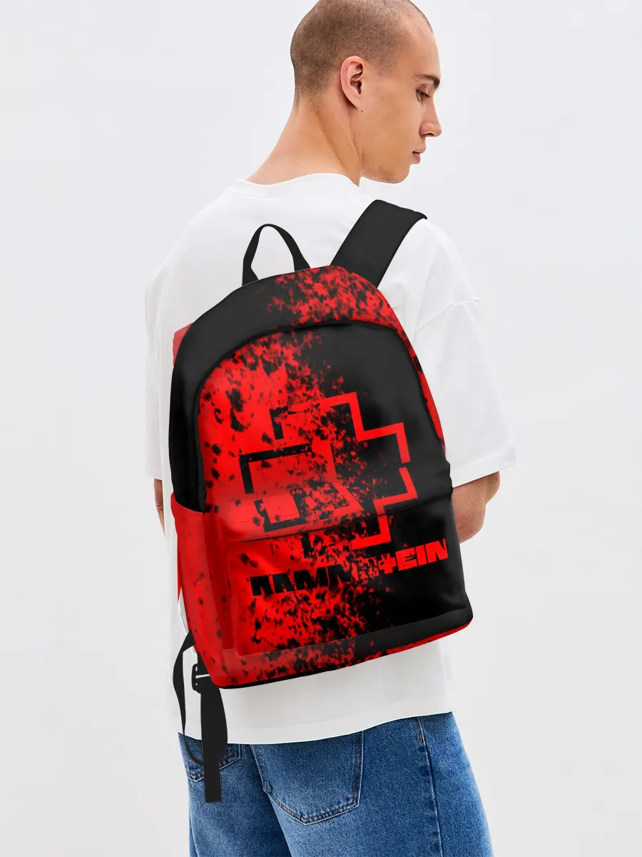 Рюкзак джинсовый / Rammstein.