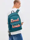 Рюкзак джинсовый / Dead inside