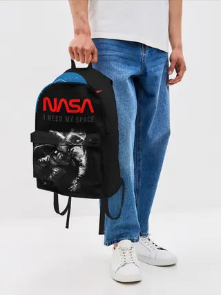 Рюкзак джинсовый / Nasa