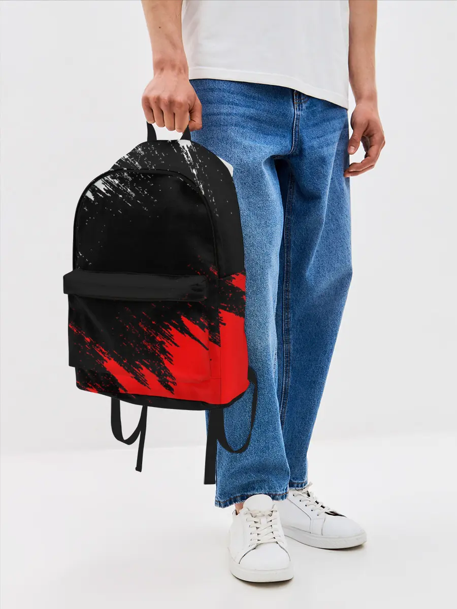 Рюкзак джинсовый / БРЫЗГИ КРАСОК